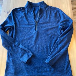 Men’s Dark Blue Lululemon Quarter Zip Jacket